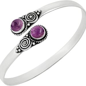 Natural Moonstone Lapis Labradorite Bangle