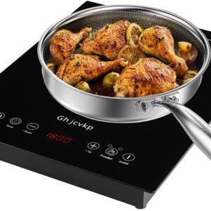 Portable Hot Plate Electric Cooktop, 1800W